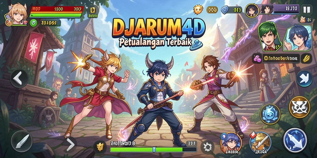 Tampilan gameplay menarik dari DJARUM4D dengan karakter Anime yang menawan.
