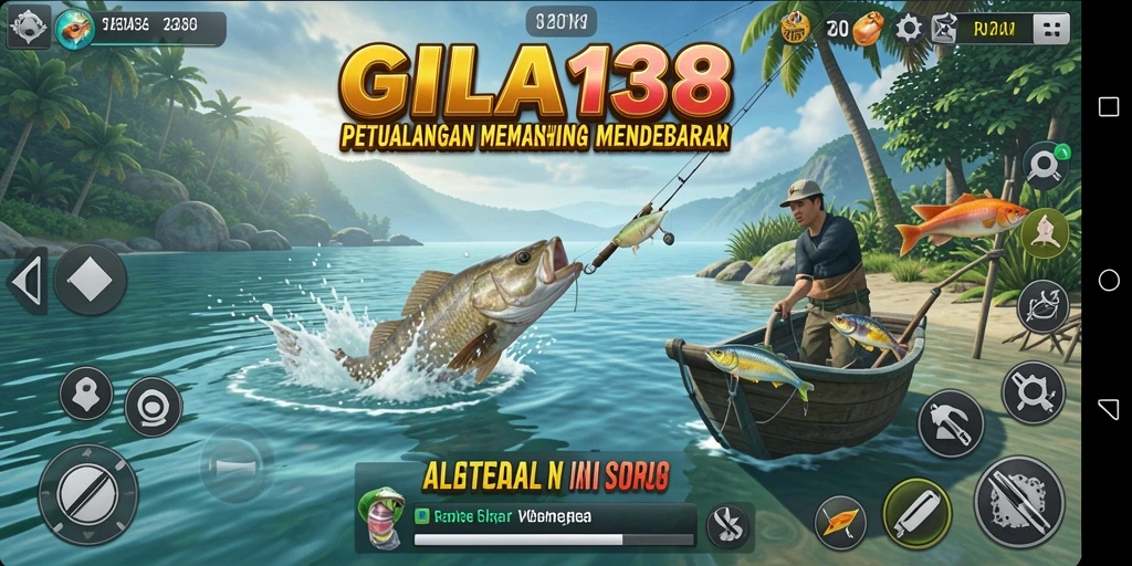 Tangkapan ikan besar dalam gameplay GILA138 yang seru.