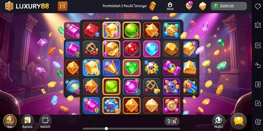 Tampilan menarik dari gameplay LUXURY88 yang seru.