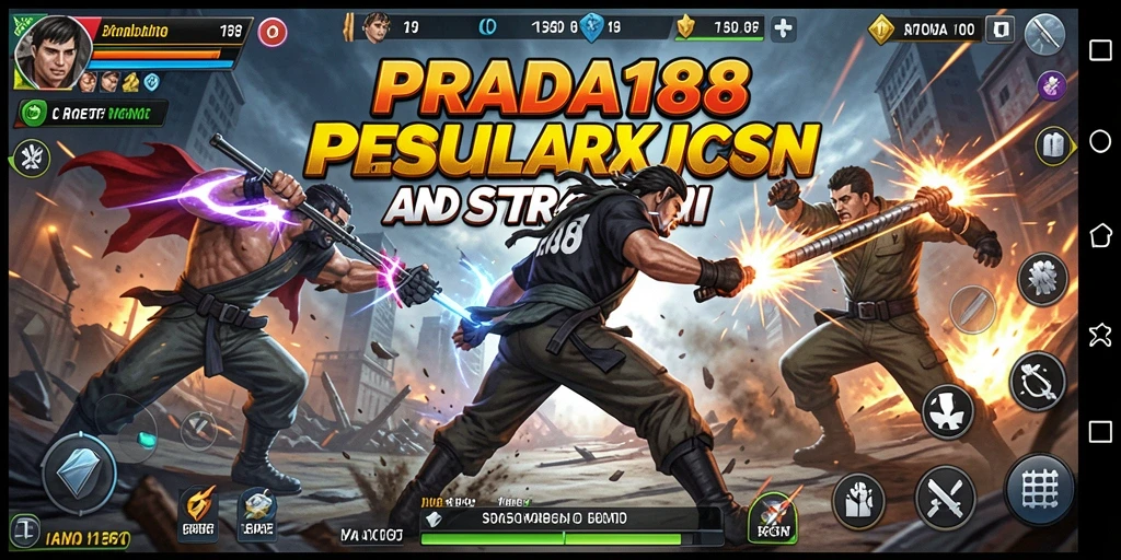 Gameplay PRADA188 menampilkan pertarungan seru antar karakter.