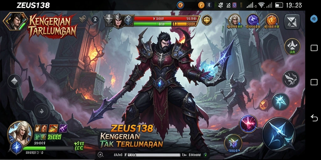 Menampilkan suasana mencekam dalam gameplay ZEUS138.
